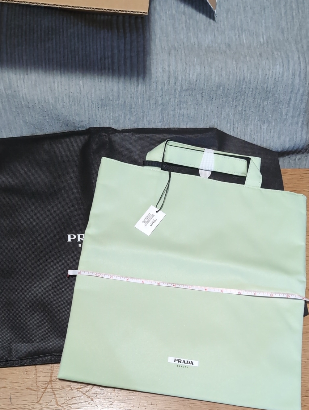 Prada Light Mint Green Tote Bag